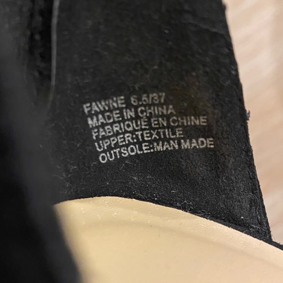 JUSTFAB Fawne black velvet gladiator pointy heels - Picture 13 of 16